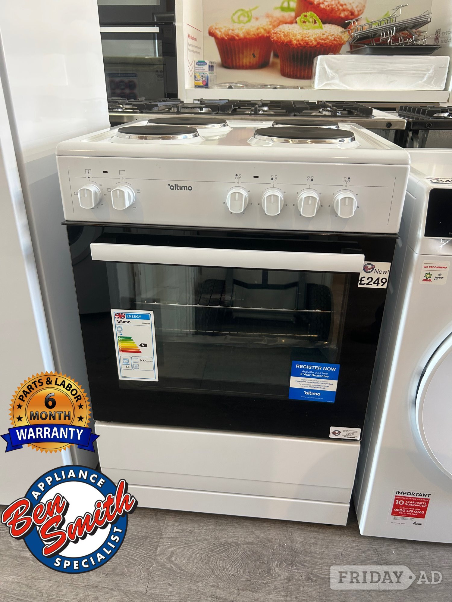 ALTIMO 60CM ELECTRIC COOKER in St. Leonards-On-Sea