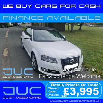 Audi A3 1.6 TDI Technik Cabriolet (Manual Diesel) 10 Reg 2010