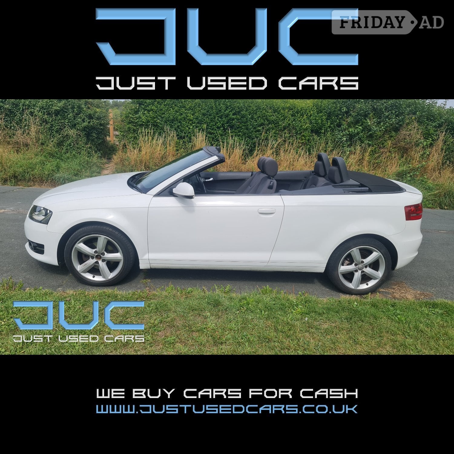 Audi A3 1.6 TDI Technik Cabriolet (Manual Diesel) 10 Reg 2010 - Cars in Lewes