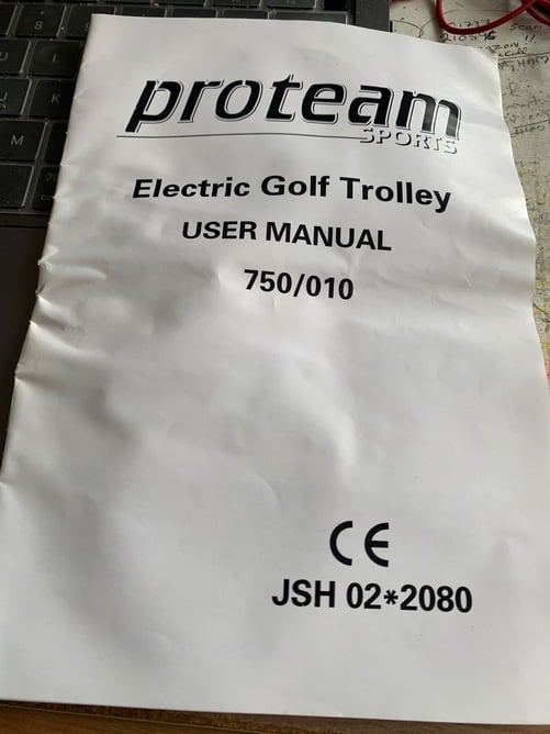 Charger for GoKart golf trolley.
