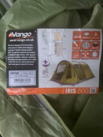 Vango Iris 5 person tent