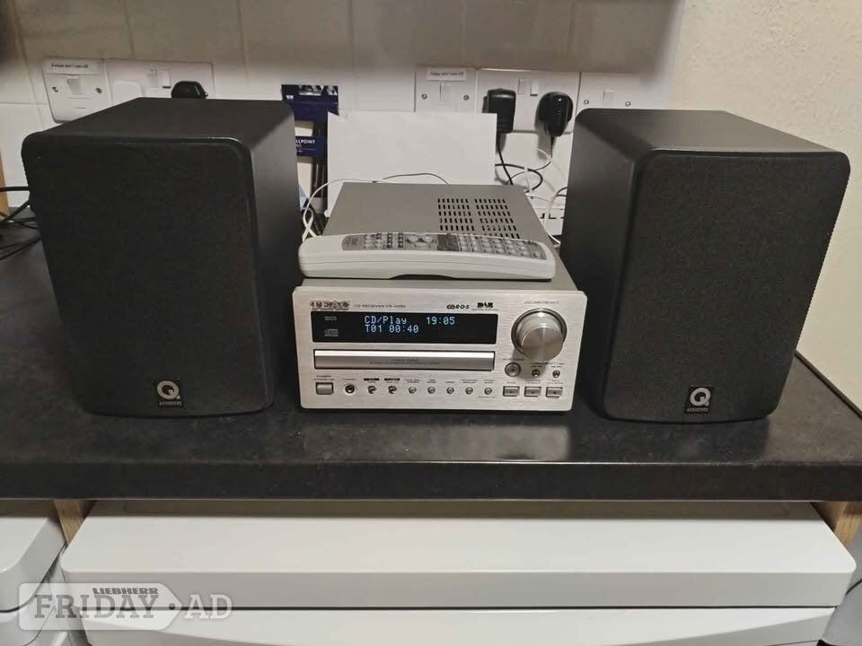 Teac cr-h250 top quality stereo with q acoustics speakers in Uckfield