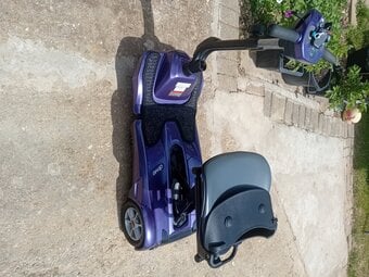 Drive auto folding and unfolding mobility scooter.