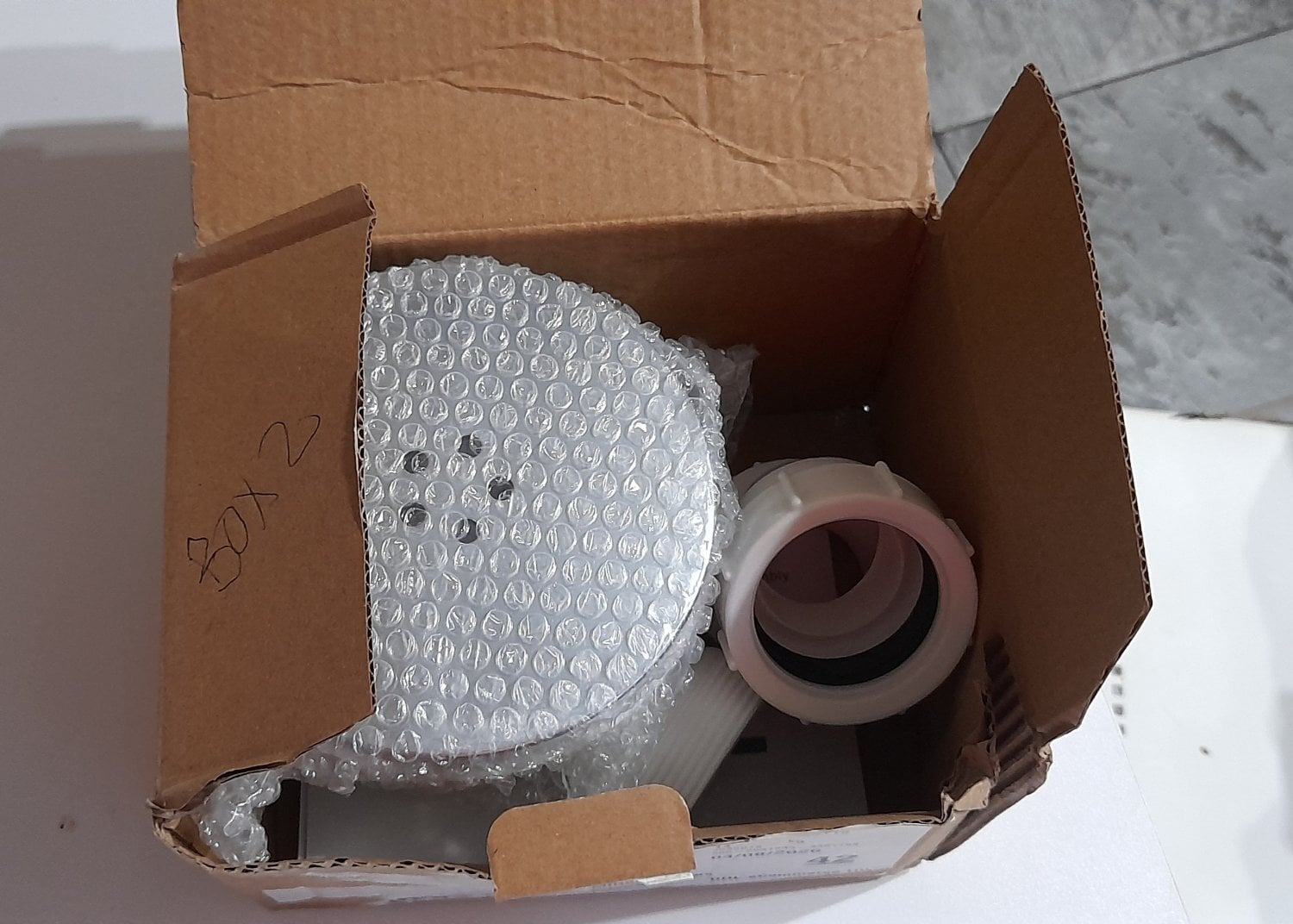 90mm Chrome Shower Waste Tray Trap (Model SHWWASTECHR)   in Luton