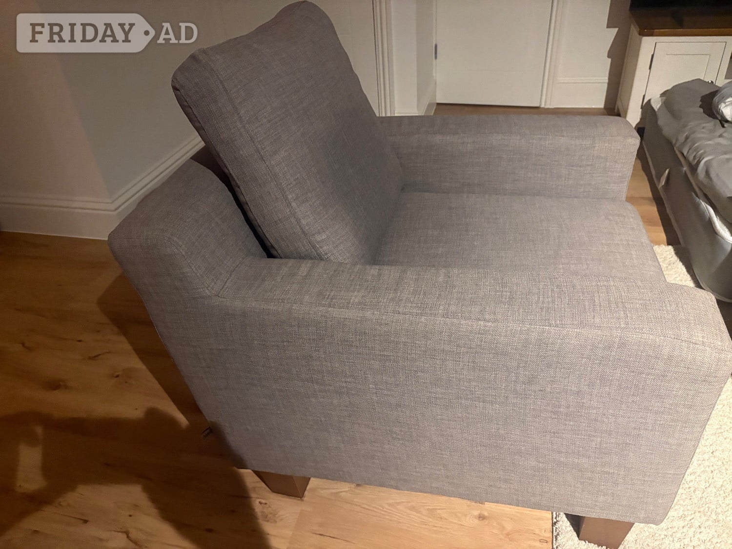 Grey sofa and armchair for sale  - Furniture in Worthing