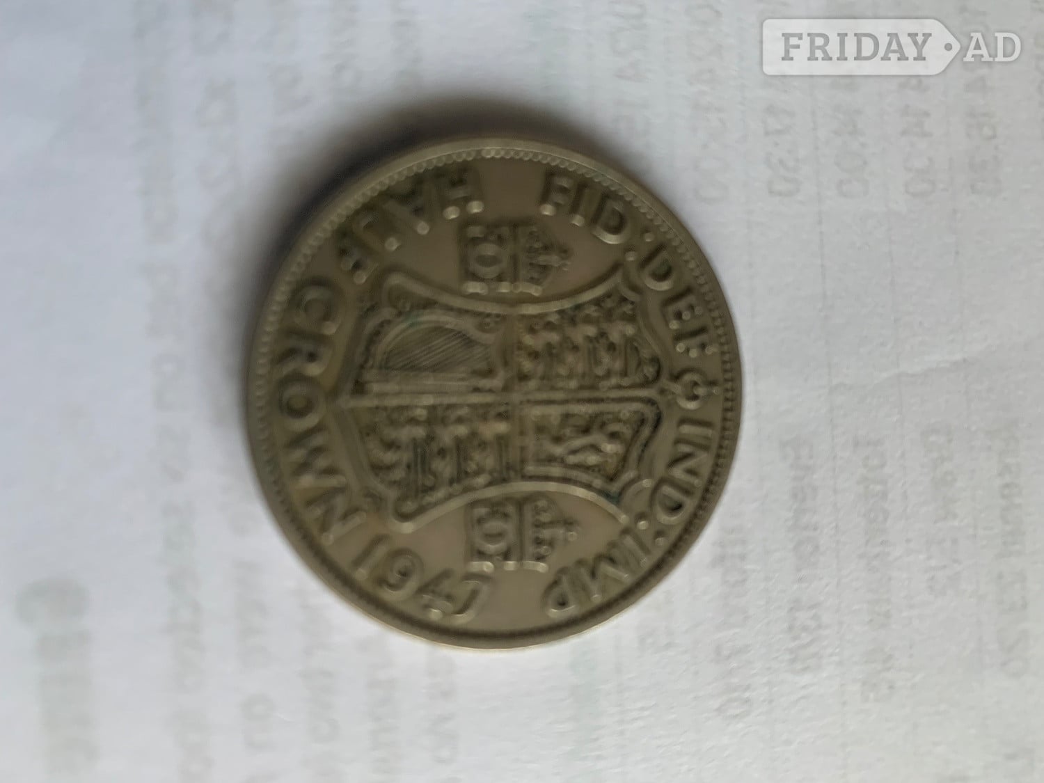 George V1 Half Crown in Reigate