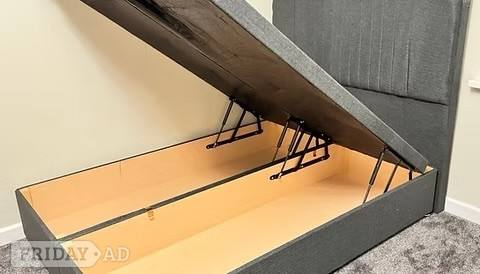Double - Global design divan Ottomen with floor standing Hb in Rotherham