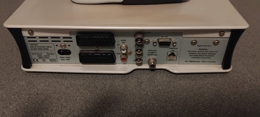 Sky Freeview Box With Remote
