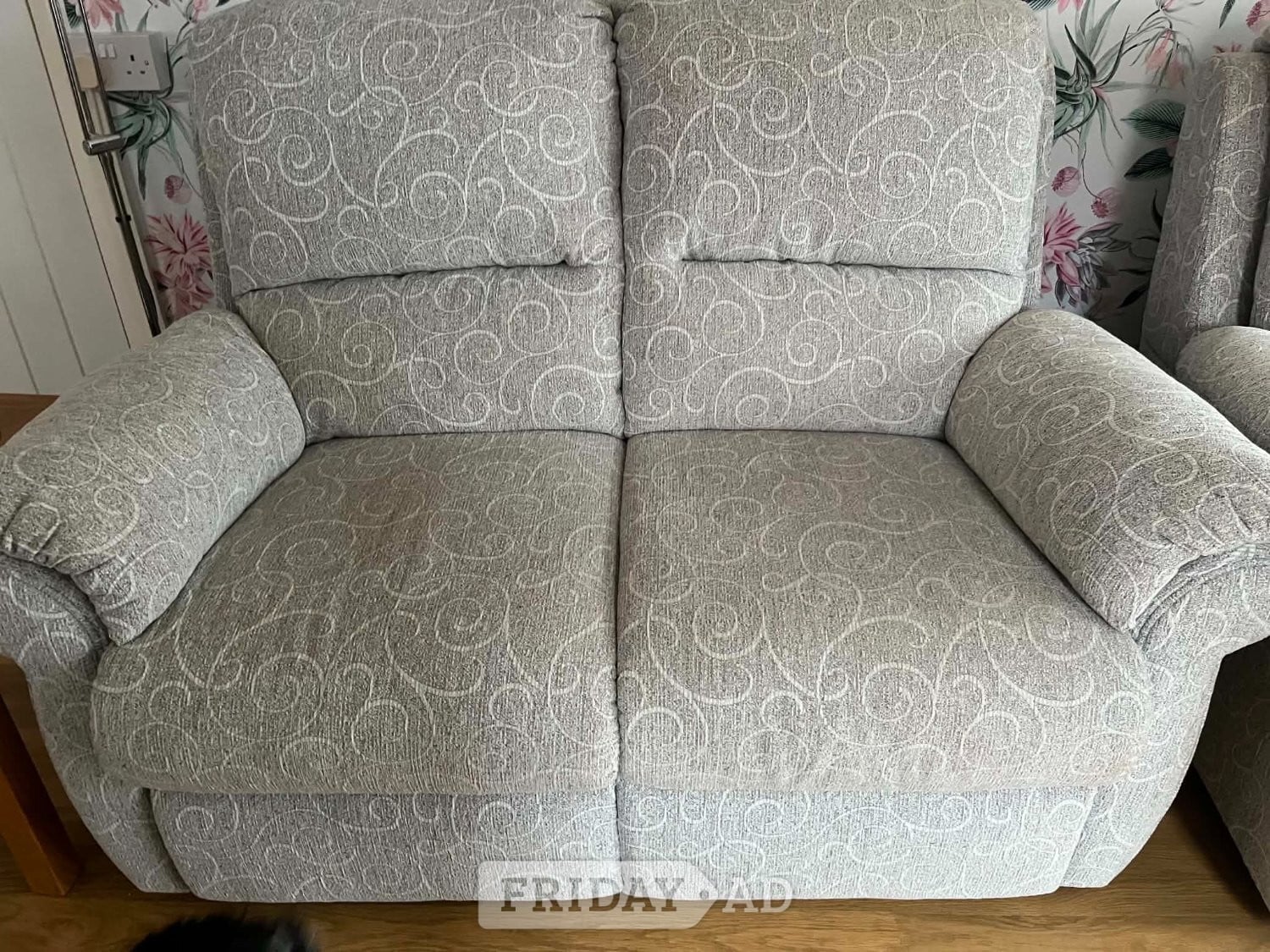 Worthing 2 seater sofa, chair and pouffe