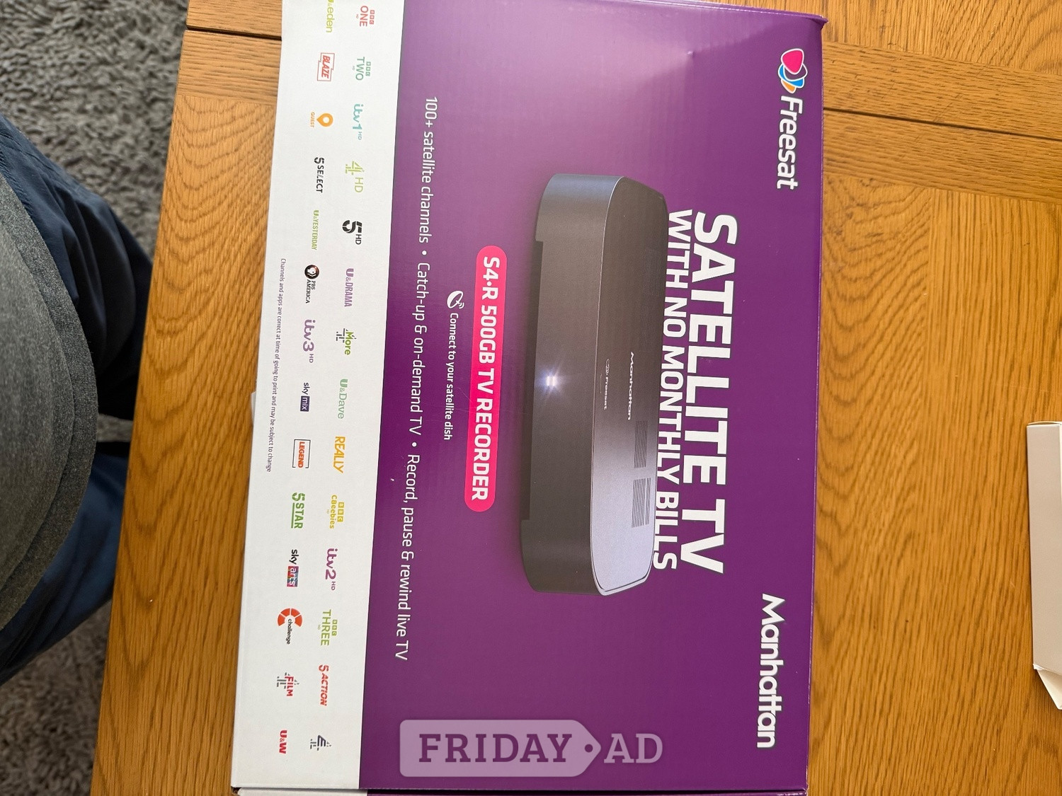 Manhattan freesat recordable 500 go box  in Horsham