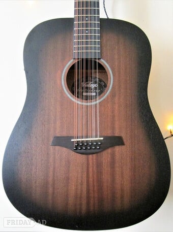 VINTAGE Statesboro 12 String Elec Acoustic "as-nu" VE440 WK-12 Paul Brett Design