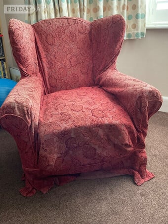 Single Armchair in Red