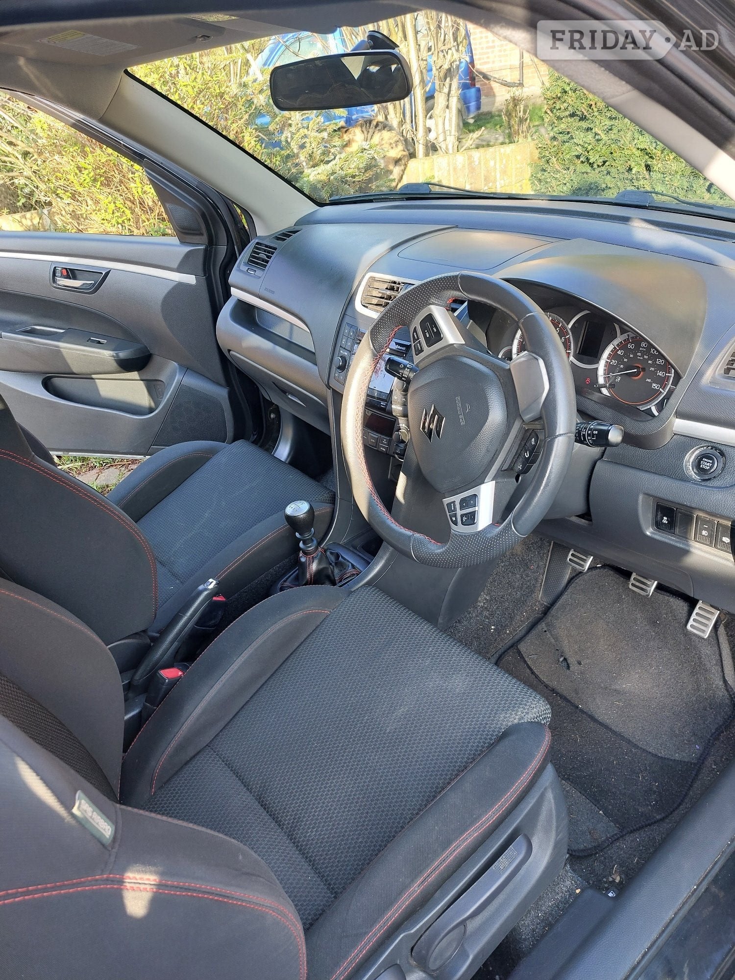 suzuki swift sport 2012 black  - Cars