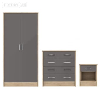 BARDALONA TRIO SET -GREY