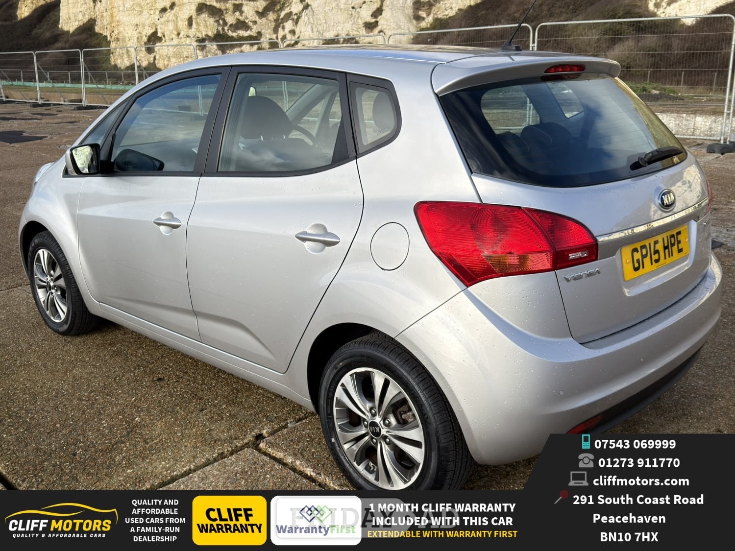 2015 Kia Venga 2 - New Years MOT - £35 Road Tax - 2 Keys - 1 Mont - Cars in Peacehaven