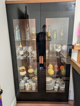 ZONE 2-Door Illuminated Display Cabinet - £50