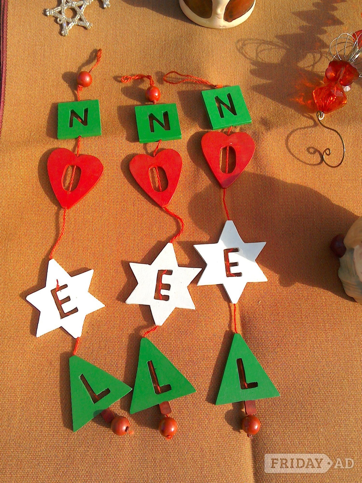 Mayfield Christmas Decorations, Homemade, x 20.