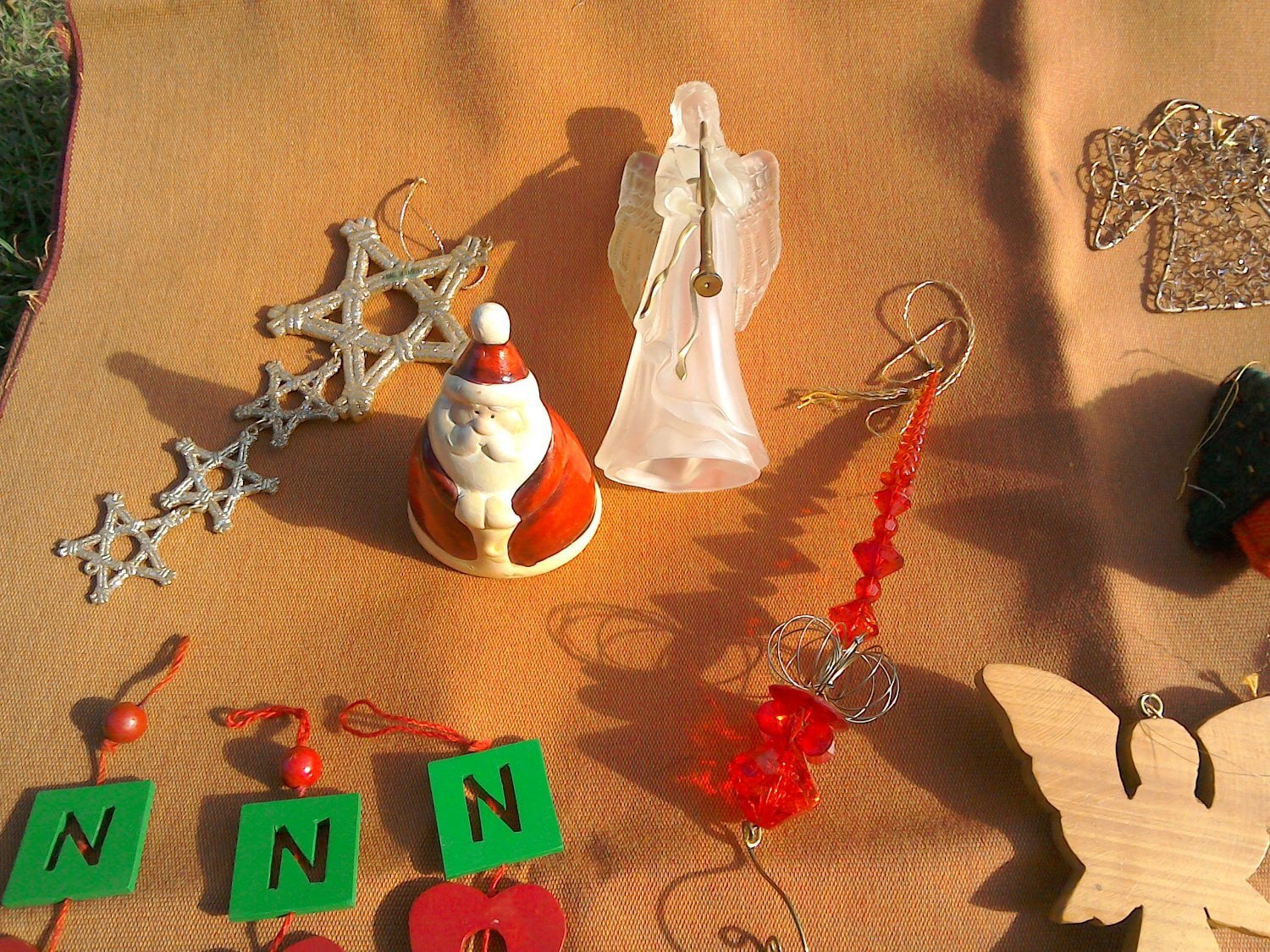 Christmas Decorations, Homemade, x 20.