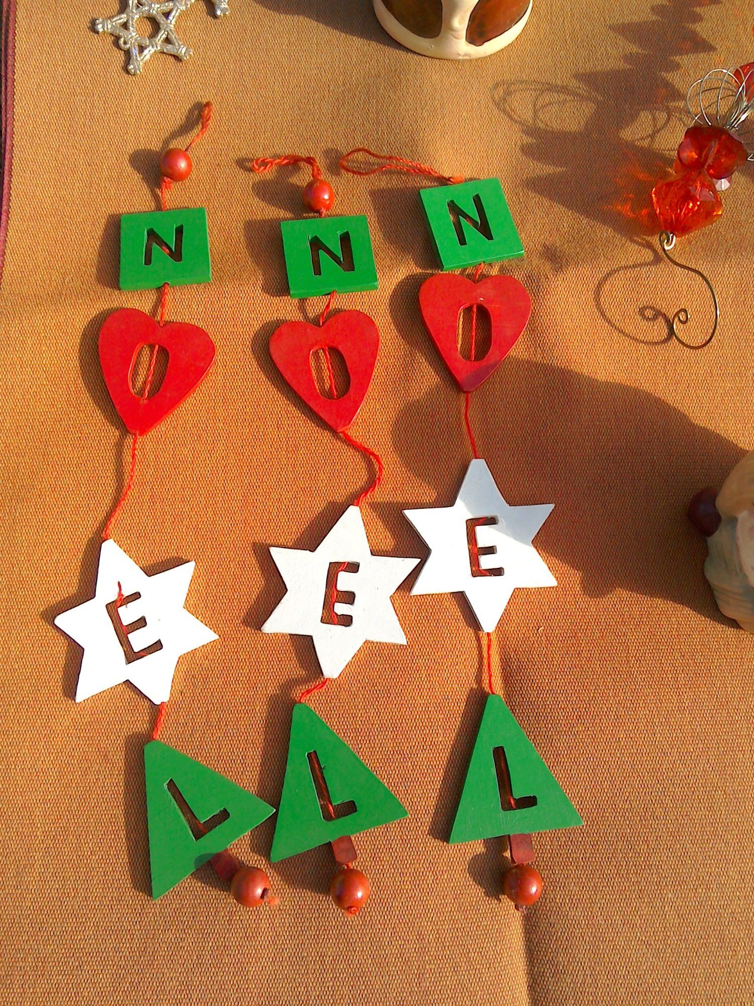 Mayfield Christmas Decorations, Homemade, x 20.