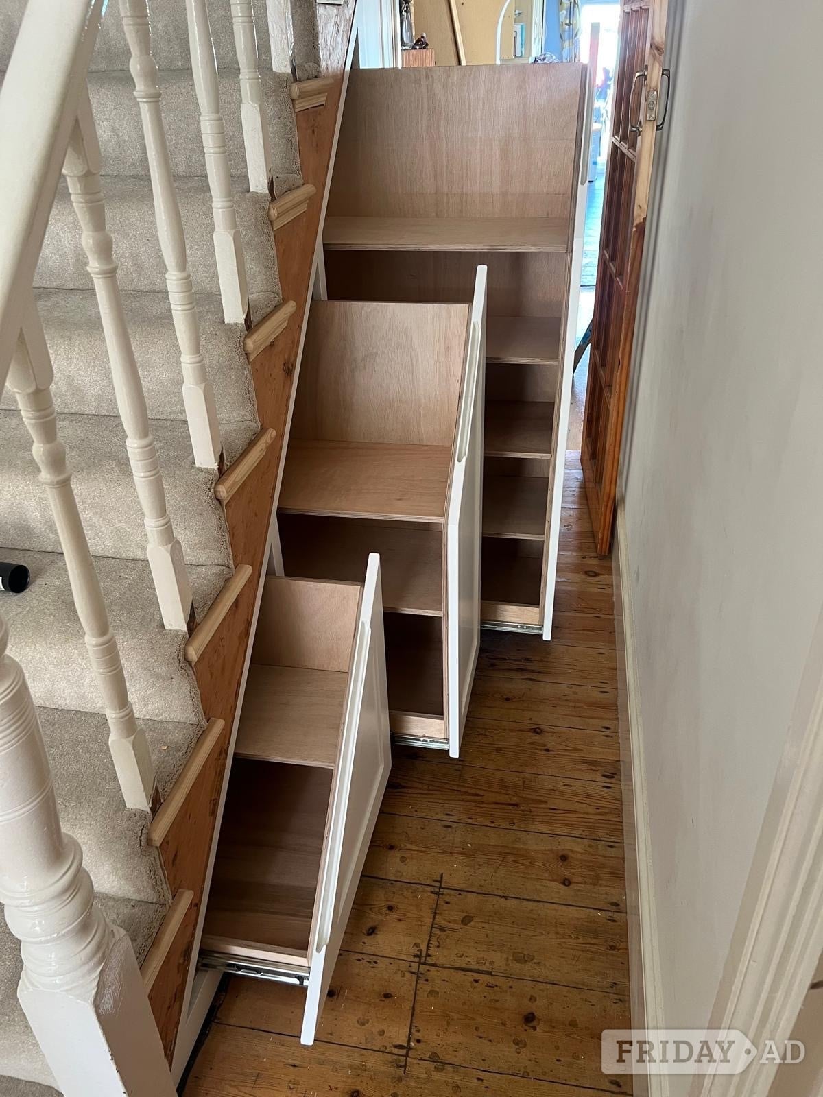 Stunning Bespoke fitted understairs storage unit