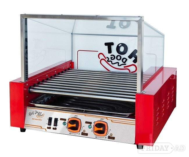 Birmingham Commercial Electric 11-Roller Hot Dog Grill Machine