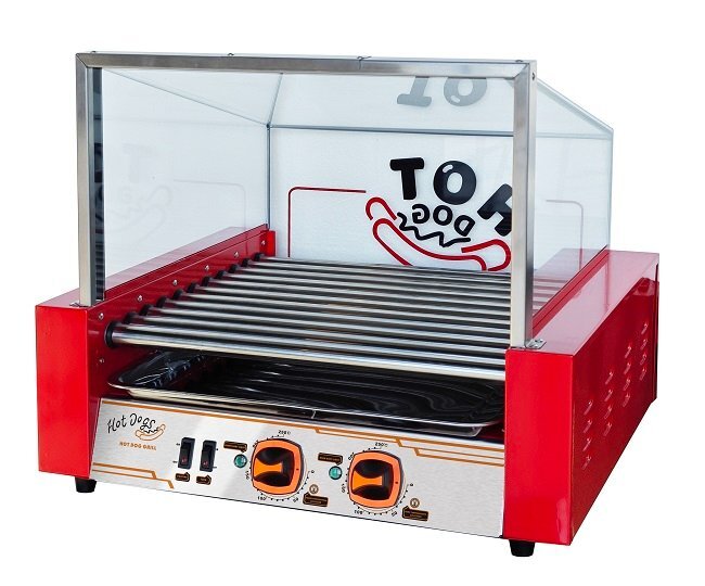 Birmingham Commercial Electric 11-Roller Hot Dog Grill Machine