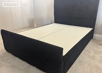 4 foot - CUBA DELUXE OTTOMAN DIVAN - choice of colours /fabrics