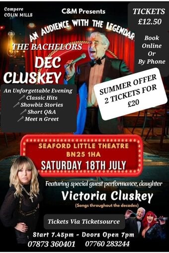 An Audience with The Bachelors Dec Cluskey and daughter 