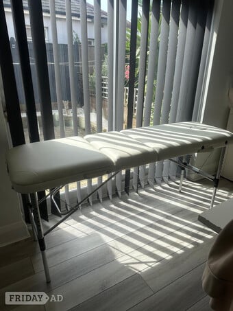 Beauty/ massage bed used twice
