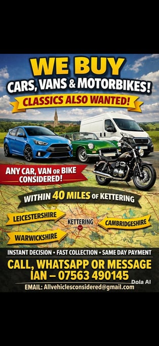 WANTED any Vehicles 