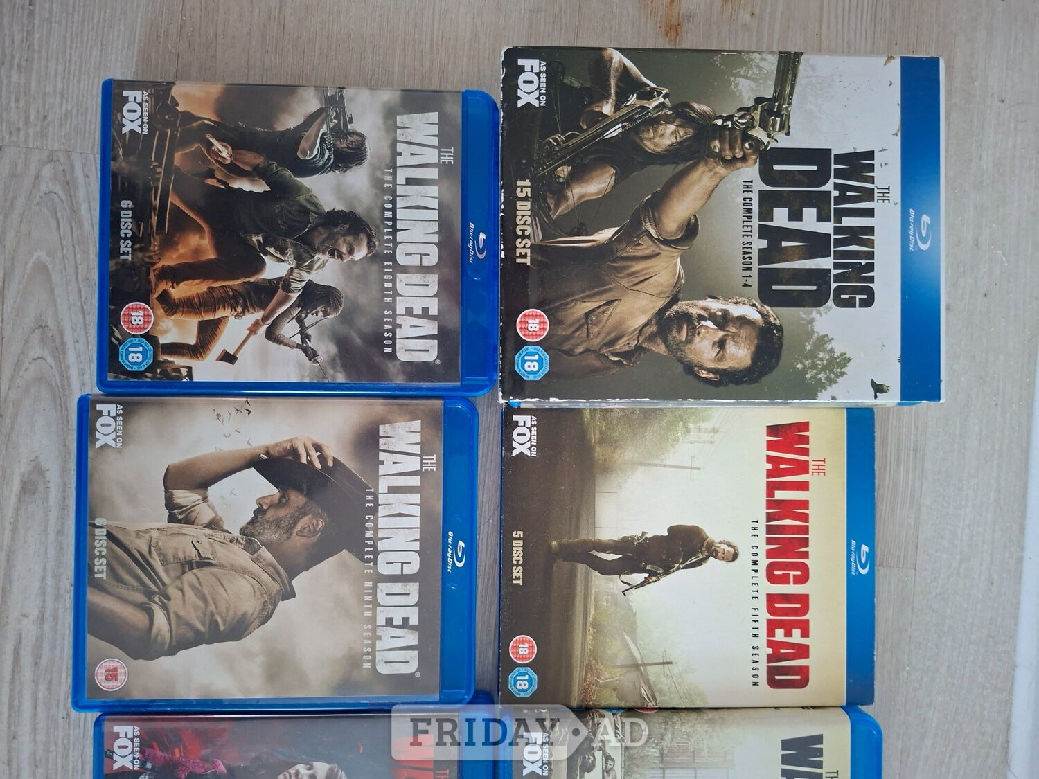 walking dead blu rays