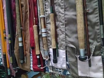 Fishing rods, reels and tackle 