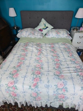 Storage double bed
