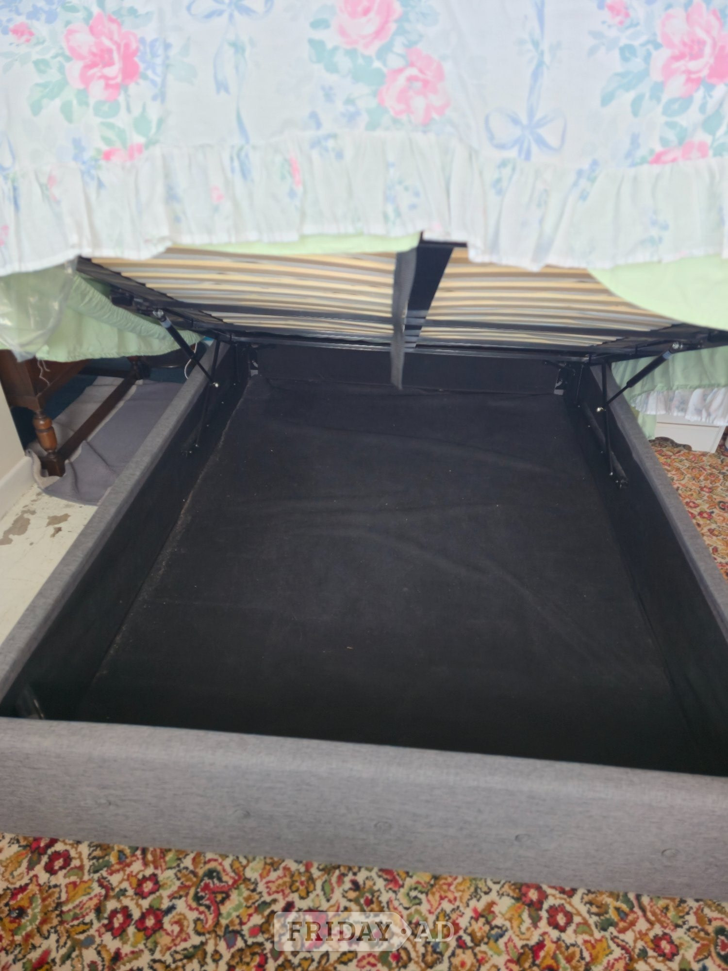 Storage double bed