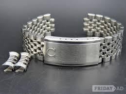 Omega vintage 5 row beads of rice all stainless steel bracelet.