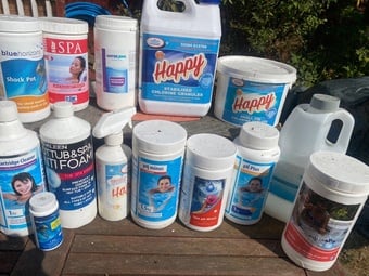 Hot tub chemicals bundle