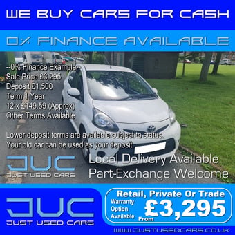 Toyota Aygo 1.0 VVT-I Ice 5D (Manual Petrol) 13 Reg 2013 79,773