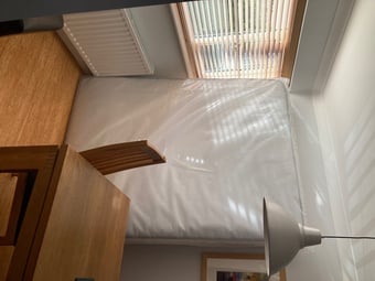 New King Size mattress, in packaging not used. Not needed now  