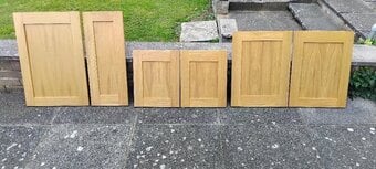 6 Handmade Solid Hardwood Doors, Excellent Condition