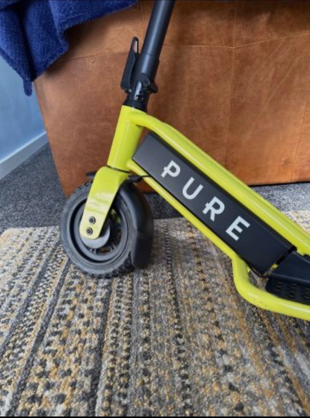 Sheffield Yellow pure electric scooter 