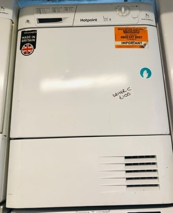Hotpoint condenser tumble dryer 7kg load 