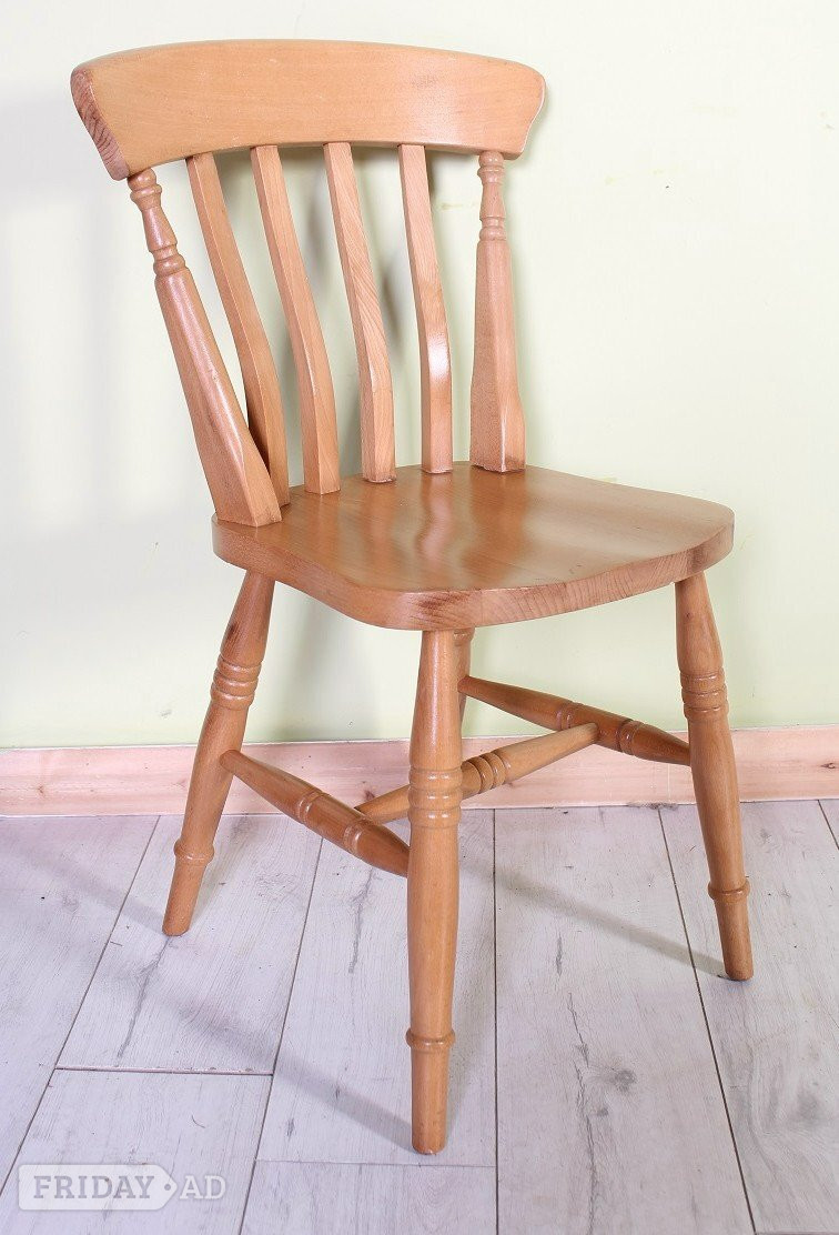 Delivery Options - Solid Beech Traditional Farmhouse Slat Back Ki