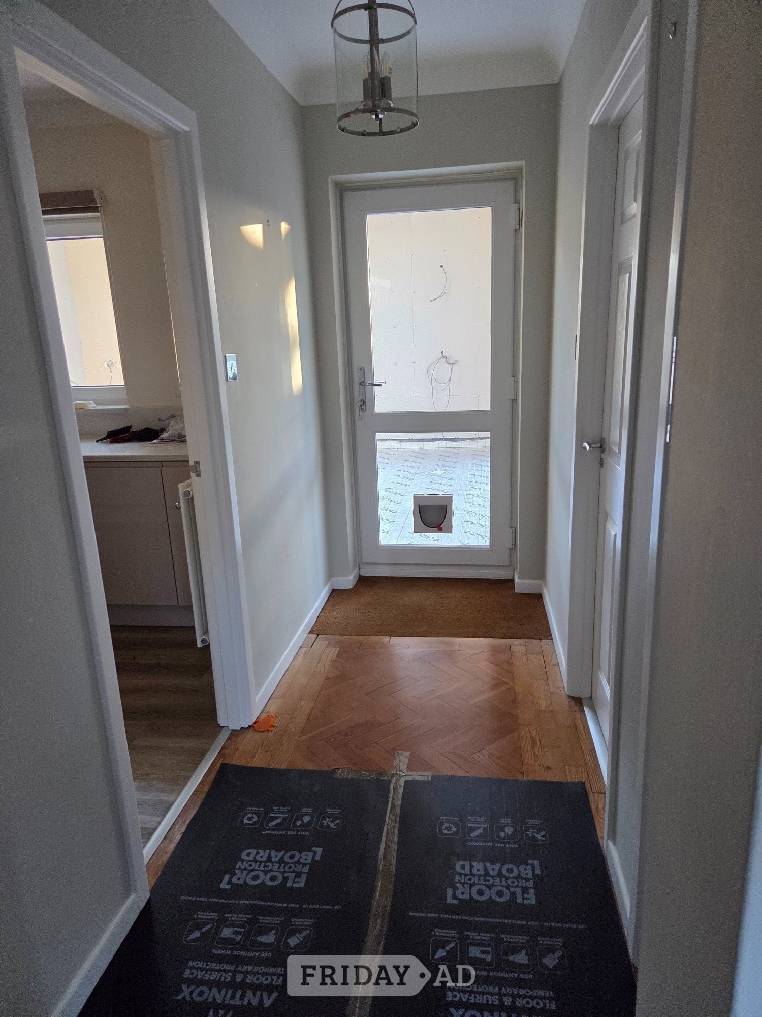 White UPVC Double Glazed Door in Bexhill-On-Sea
