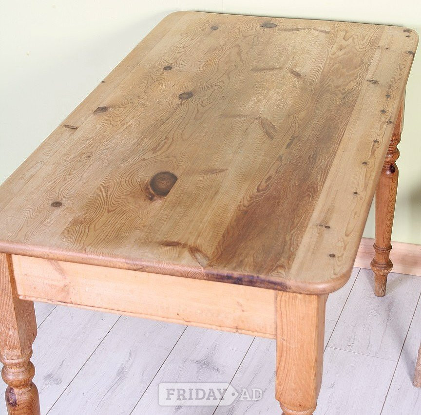 Delivery Options - Old Antique Farmhouse Pine Table Waxed