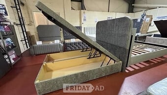 Single - Global design divan Ottomen with floor standing Hb