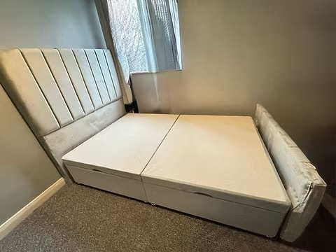 Rotherham 4 FOOT - DELUXE LINED SIDE LIFT DIVAN OTTOMAN