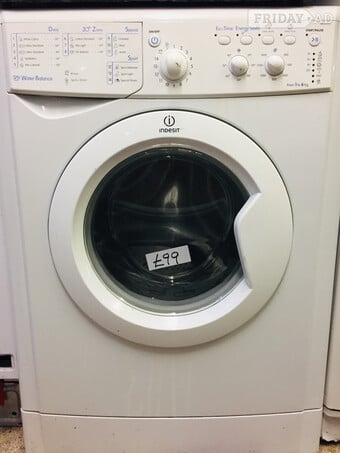 Indesit 6KG load , energy saver washing machine.