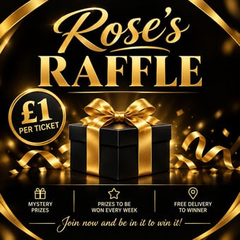 Rose’s £1 Raffle – Mystery Prizes Every Week