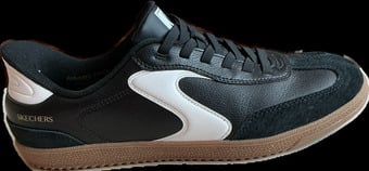 Ladies Hot Shot sketchers slip on black and white , worn once.