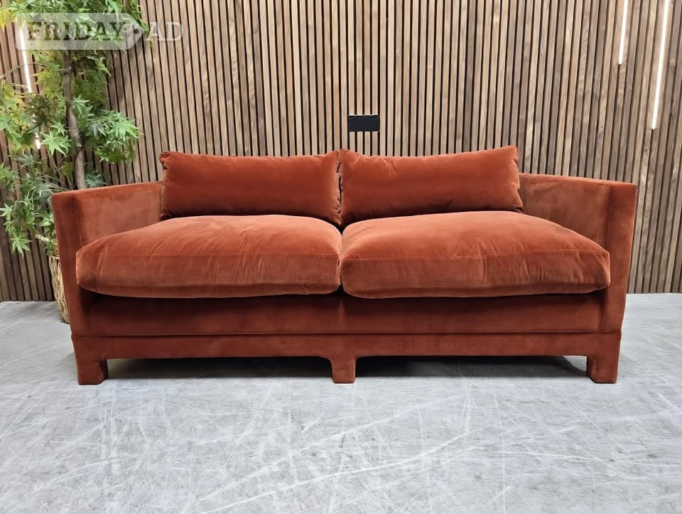 Soho Home Ashford Model Burnt Orange 2/3x Seater Sofa, Modular Lu in London